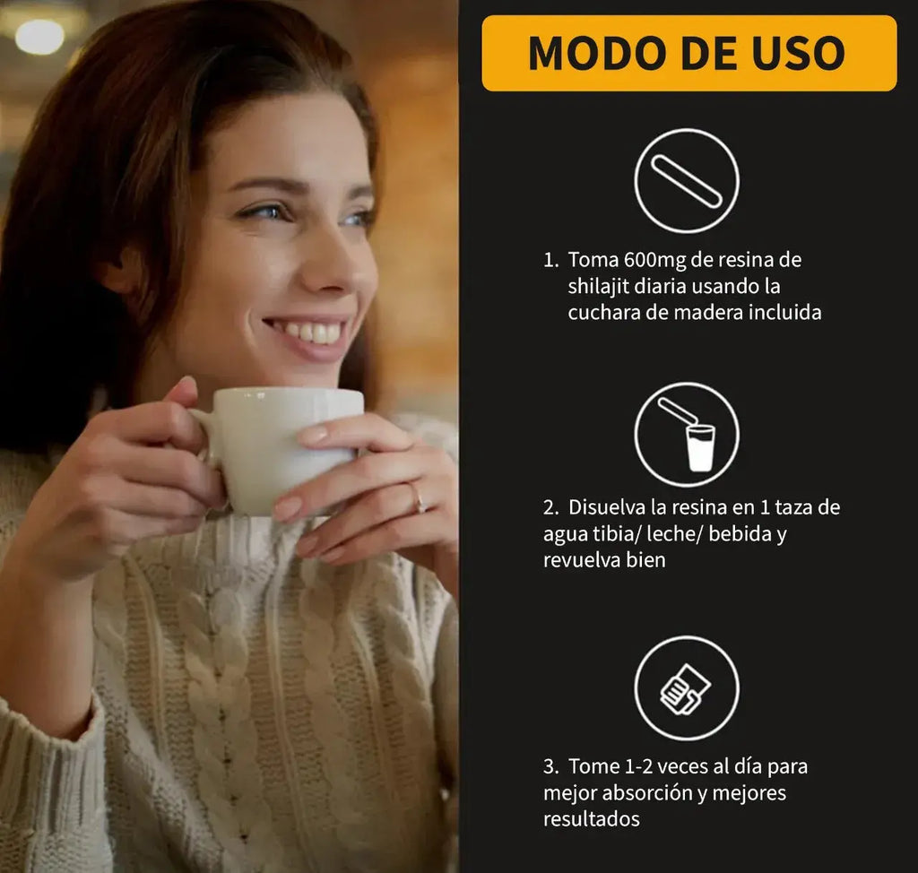 shilajit puro fuente de energía